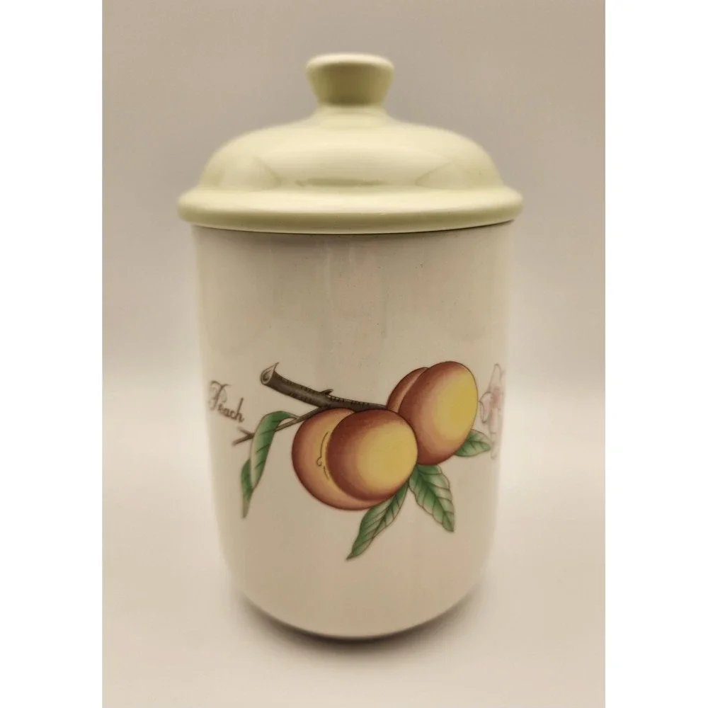 China Small Kitchen Storage Canister -‎ Vintage Peach Design